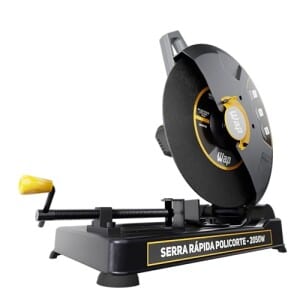 WAP Serra Policorte Bancada Profissional, Morsa 90° a 45°, Empunhadura Extra, 2050W - 127V