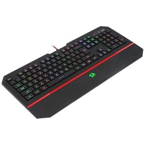 Teclado Gamer Membrana Redragon Karura 2 RGB ABNT2 Preto - K502RGB UNICO