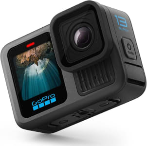 GoPro HERO13 Black - Câmera de ação à prova d'água 10m, 5.3K60, HLG HDR, 27MP, HyperSmooth 6.0, GPS, Wi-Fi 6, Detecção Automática das lentes HB-Series