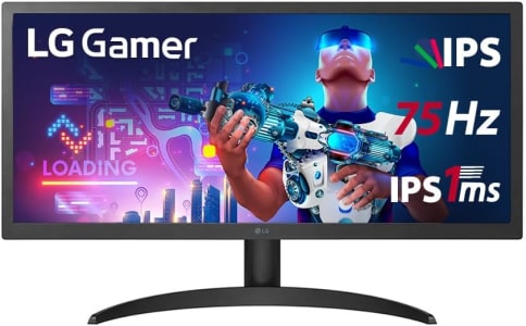 Monitor Gamer LG 26" IPS Ultra Wide 75Hz Full HD 1ms FreeSync Premium HDR10 - 26WQ500-B.AWZM