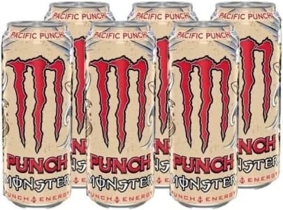 Pack de Energético Monster Pacific Punch lata 473ml - 6 unidades