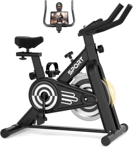 Bicicleta Ergométrica Spinning LucZeng X3 Bike Para Exercício Interno, Até 120 KGs