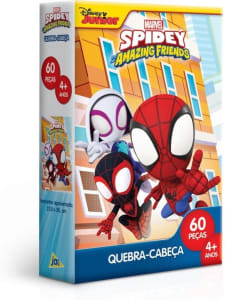 Spidey - Quebra-cabeça - 60 peças - Toyster Brinquedos