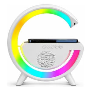 Caixa De Som Luminaria G Speaker Smart Station Carregador