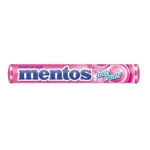 Bala Mastigável, Mentos, Tutti-Frutti - 37,5g | 14 Unidades