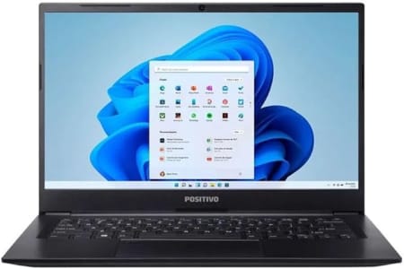 Notebook Positivo Master N4340 Intel Core i3-10110U Windows 11 Home 8GB 256GB SSD 141'' - Preto