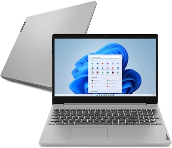 Notebook Lenovo IdeaPad 3i i7-1165G7 16GB 512GB SSD Placa de Vídeo Intel Iris® Xe Windows 11 15.6"