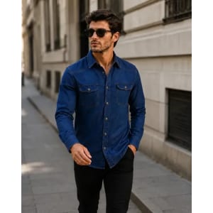 Camisa Jeans Social Slim (3 cores)