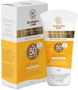  Australian Gold Protetor Solar Facial Gel Creme Fps 50 50Gr, Australian Gold 