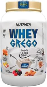 Whey Nutrata Grego Proteínas Sabor Natural - 900g