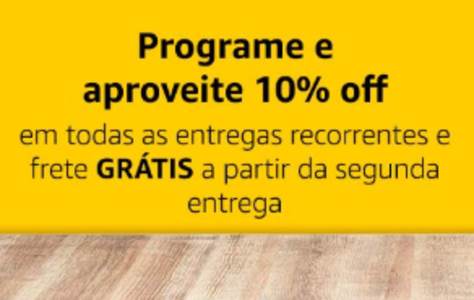 10% de Desconto em Compras Recorrentes na Amazon!