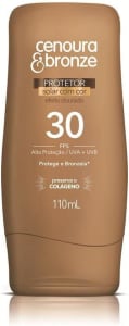 Protetor Solar com Cor Cenoura e Bronze Fps30 - 110ml