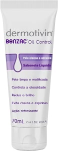 Dermotivin Benzac Oil Control Sabonete liquido 70ml, DERMOTIVIN