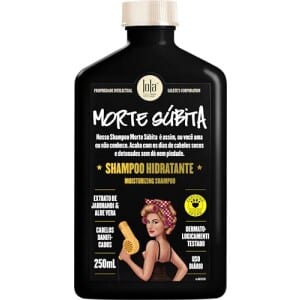 Lola Cosmetics - Morte Subita - Shampoo Hidratante Para Cabelos Secos E Danificados Que Foi Quimicamente Tratado Vegano, Livre De Crueldade, Sem Parab