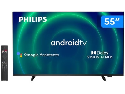 Smart Tv 55'' 4k Android 55pug7406 Philips Bivolt