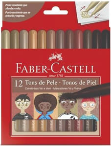 Faber-Castell CANETINHA VAI E VEM TONS DE PELE, Modelo: 15.0112VVCCZF