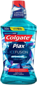 2 Unidades - Enxaguante Bucal Colgate Plax Ice Fusion Cold Mint 500ml