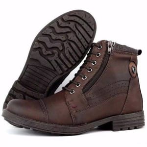 Bota Fortway Casual Cafe Masculino