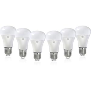 Kit com 6 Lâmpadas de LED 7W GE A60 Amarela Bivolt