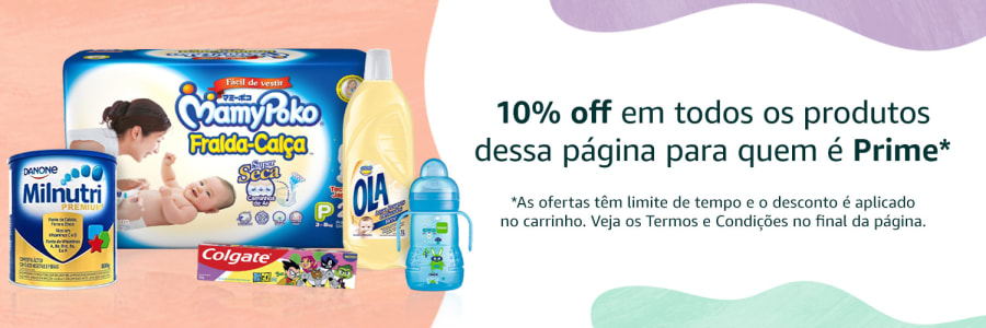 10% de desconto em produtos selecionados para clientes Amazon Prime