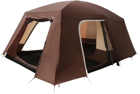 Barraca de Camping Guepardo Family Titan, Suporta 12 Pessoas, Coluna D’Água de 2000mm Proporciona Proteção Contra Chuvas e Umidades