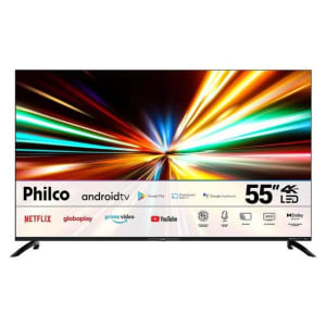 Smart TV Philco Android 55" 4K LED Dolby Audio PTV55G7EAGCPBL - Bivolt - Smart TV - Magazine