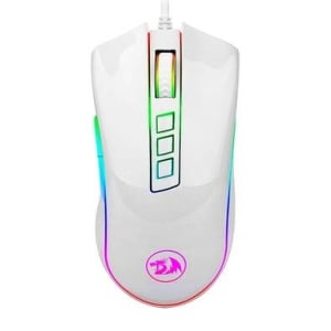 Mouse Gamer Redragon Cobra Chroma RGB 10000DPI 7 Botões Lunar White - M711W