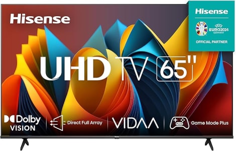 Smart TV Hisense UHD 4K DLED 65" com Sleep Timer Entrada HDMI e Wi-Fi - 65A6K