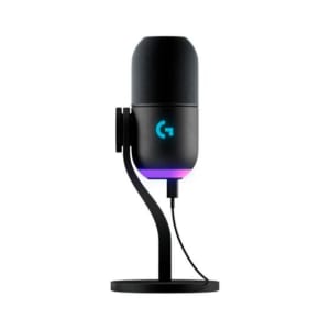 Microfone Condensador Gamer Logitech G Yeti GX com RGB LIGHTSYNC, USB Plug and Play para Gravação de Conteúdo e Streaming,Preto - 988-000568