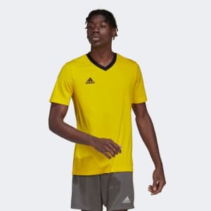 Camisa Adidas Team 22 Masculina - Amarelo