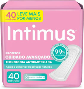 2 Unidades — Intimus Protetor Diário Days Antibacteriana, 40 Unidades
