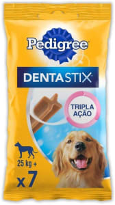 4 Pacotes - Petisco Pedigree Dentastix Cuidado Oral Para Raças Grandes 7 Unidades