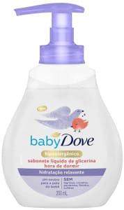 2 Unidades - Sabonete Líquido de Glicerina Hidratação Relaxante Dove Baby Hora de Dormir Frasco 200ml