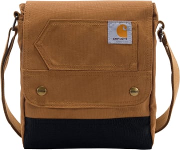 Bolsa Tiracolo Durável e Ajustável com Aba sobre Fecho de Pressão Marrom - Carhartt