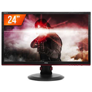 Monitor Gamer AOC 24" Full HD HDMI 165Hz 1ms 24G2S/BK com Ajuste de Altura - Monitor Gamer - Magazine OfertaespertaLogo LuLogo Magalu