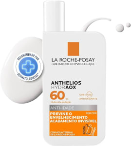 La Roche-Posay, Protetor Solar Anti-Idade e Antioxidante, Textura Fluida Ultra Leve, Toque seco, Ultra Resistente à Água, FPS60, 50g