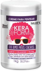 2 Unidades - Creme para Pentear Keraform Eu Amo Meus Cachos - Skafe