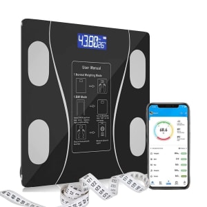 Balança Digital Bioimpedância Com Bluetooth Aplicativo Peso Analisador Corporal Gordura - 180kg