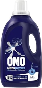 OMO Lava-Roupas Líquido Omo Ultra Power Frasco 1 8L