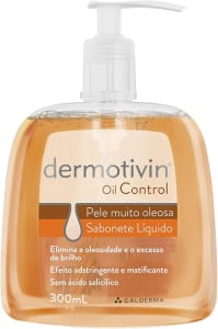 Dermotivin Oil Control Sabonete Liquido Pump 300 Ml, multi-colored