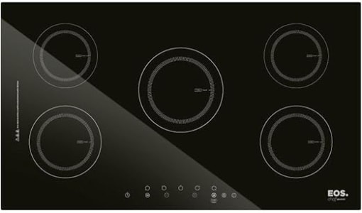 Cooktop de Indução Cinco Bocas Eos Preto 9500w Eci05ep 220v