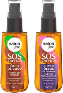 Kit SOS Cachos com Super Óleos e Óleo de Coco - Salon Line