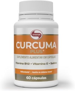 Vitafor Curcuma Plus - 60 Cápsulas Branco