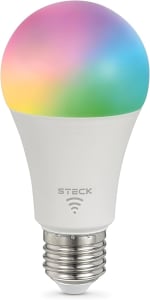 Steck, Lâmpada Inteligente 7W, Steck Ambiente Conectado RGBW Wi-Fi, Bivolt