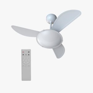 Ventilador de Teto Ventisol Sunny Inverter com Controle Branco Bivolt - Ventilador de Teto - Magazine Ofertaesperta