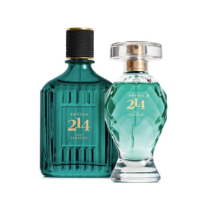 Combo Botica 214 Fiji Paradise: Eau De Parfum Masculino 90ml + Eau De Parfum Feminino 75ml