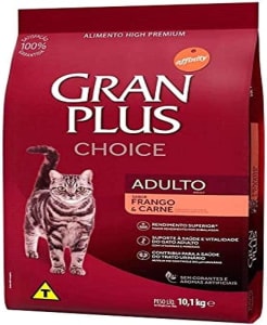  GRANPLUS CHOICE GATO ADULTO FRANGO CARNE - 10,1kg 