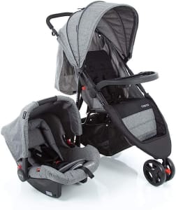 Travel System Jetty Duo Cosco Cosco, Cinza Mescla