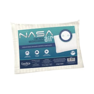 Travesseiro Nasa Air Em Poliuretano 47x65cm Duoflex 802NP1102 Bege 1 Peça