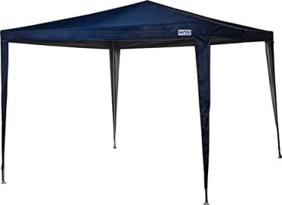 Gazebo 3m X 3m Poliester Oxford Azul Com Silvercoating Mor